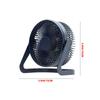 USB Powered Mini Desk Fan 5 Inch, Portable Personal Fan Super Quiet with 180 Degree Rotation for Office Home Cooling