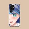 Чехол для телефона Oshinoko Акане Курокава для Samsung Galaxy S26 S25 S24 S23 S22 S21 S20 Note20 Plus FE Ultra Стеклянный Цветной Чехол