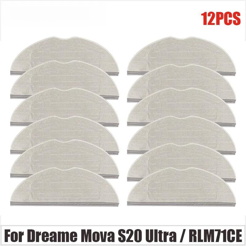 For Dreame Mova S20 Ultra / RLM71CE Spare Parts Main Side Brush Hepa Filter Mop Pad Dust Bag Accessories Consumables