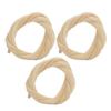 3Pcs Horse Hair for Violin Natural White Replacement Musical Accessories for Viola/Cello