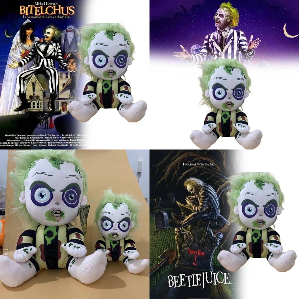 Beetlejuice Plush Doll Adorable And Detailed Design Perfect For Home Decor Or Gifts