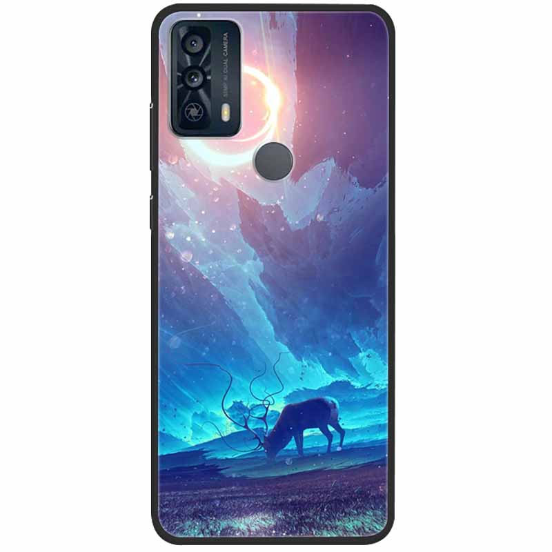 Чехол For TCL 20B Case 6159K Силиконовый Мягкий Модный TPU Чехол для Телефона для TCL 20B Case для TCL 20B 20 B Бампер Защитный TPU Оболочка