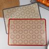 1 шт. 42X29,5 см силиконовый коврик для выпечки для духовки с 30 кругами антипригарные термостойкие листы для выпечки печенья макарон