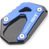 For Suzuki GSX-S 1000GT 2022 Motorcycle CNC Support Extension Plate Kickstand Side Stand Pad gsxs 1000 gt gsxs1000gt Accessories (blue)