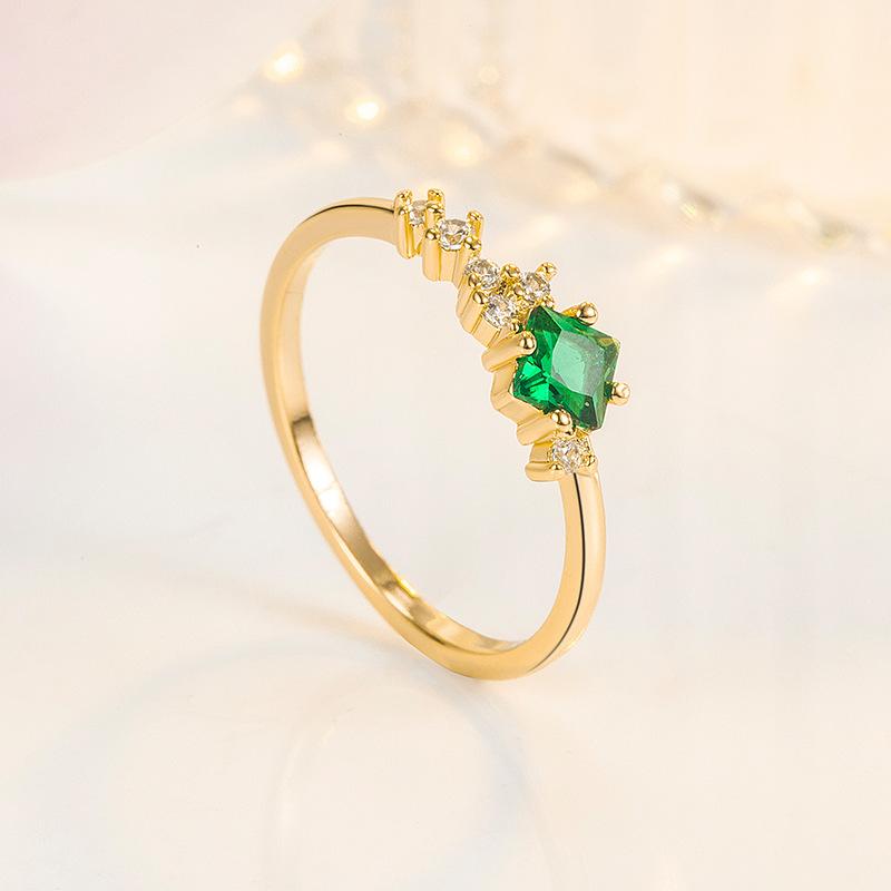 Классическое кольцо Lindon из медного сплава с цирконием, женские ювелирные изделия, свадебный подарок для вечеринки