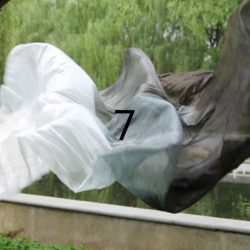 9 цветов бамбуковый длинный веер ручной работы красочный танец живота танец шелковая вуаль костюм