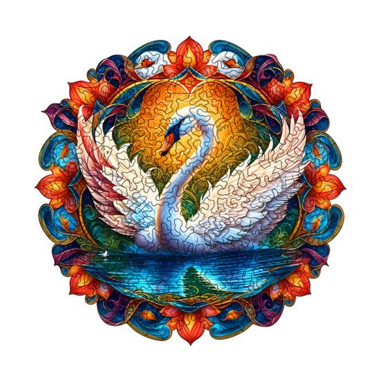 1 набор деревянных пазлов в форме животных, нестандартная головоломка, обучающая игра-головоломка «Лес»