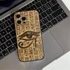 Чехол для телефона с муралом египетского фараона для iPhone 17,16,15,14,13,12,11 Plus,Pro Max,XS,Мягкий силиконовый черный чехол