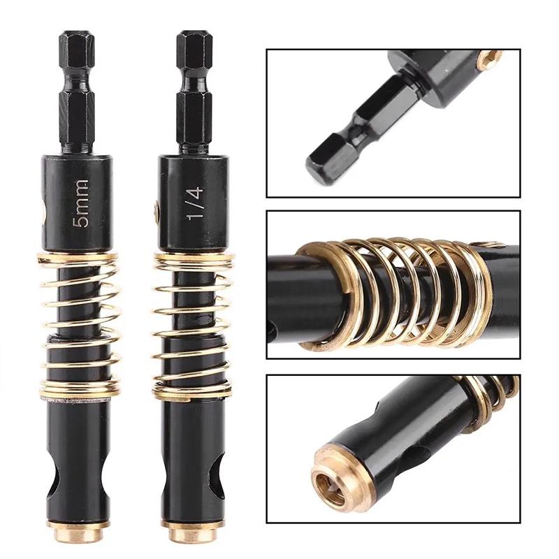 1Pc/2Pcs HSS Self Centering Hinge Twist Drill Bits 9/64" 5mm Window Doors Screw Hole Saw Woodworking Reaming Cabinet Tool Set