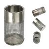 Inlet Suction Strainer Stainless Steel Garden Hose Inlet Filter Mesh Easy Install Intake Hose Pickup Filter Head for Irrigation Water Pump Filter