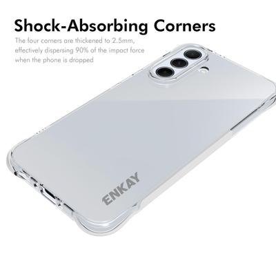 Прозрачный чехол для телефона Samsung Galaxy A26 5G ENKAY HAT PRINCE Противоударный Противоскользящий ТПУ чехол