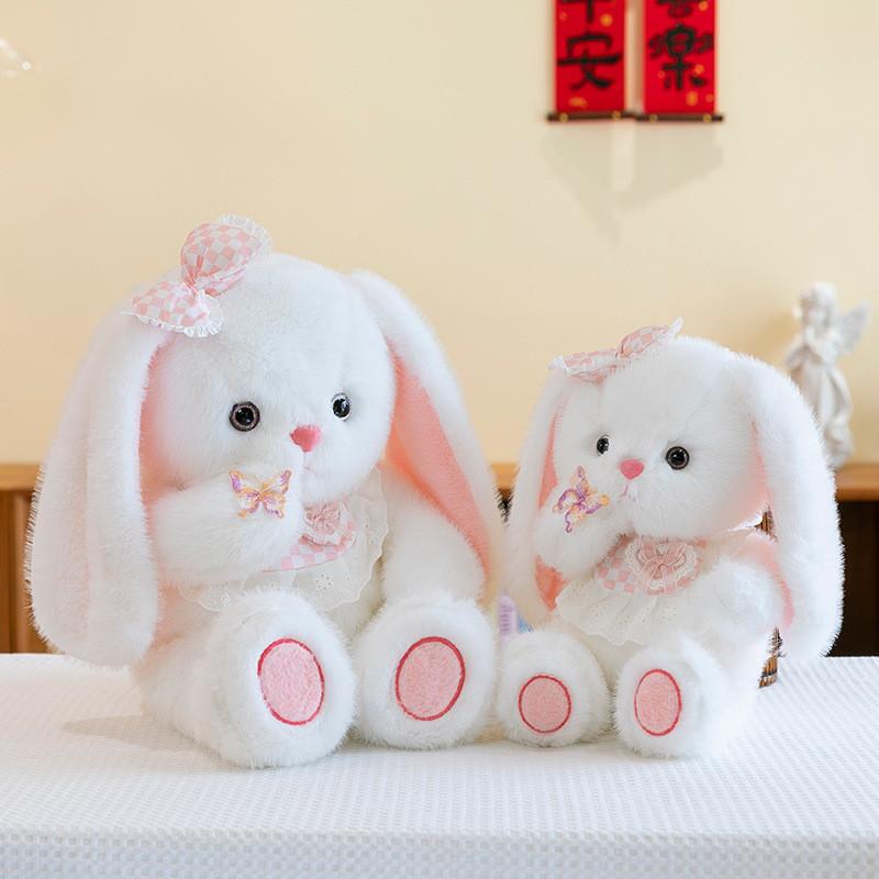 Plush Bunny Toy Cute Cartoon Butterfly Girl Children Birthday Holiday Gift Doll