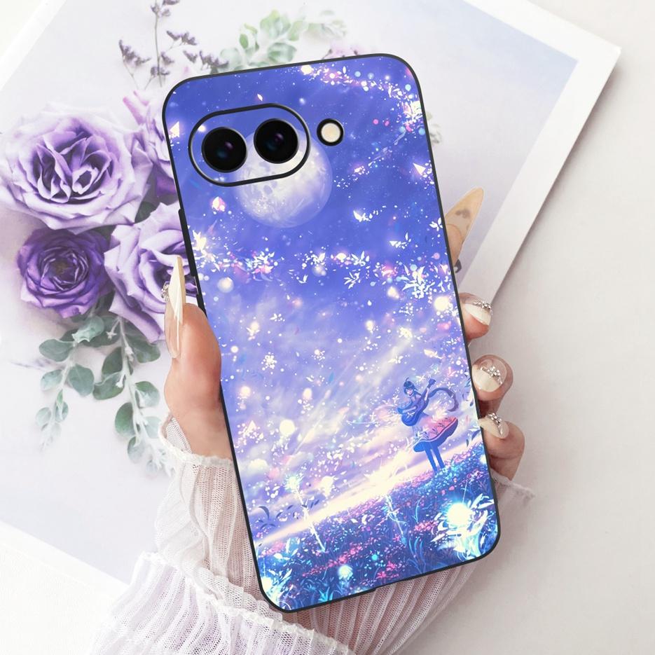 Чехол для Google Pixel 9 Pro Милый Лев Модный Расписной Чехол Мягкий ТПУ Чехол для Телефона Для Google Pixel 9A Pixel9 Pro Задняя Крышка Fundas
