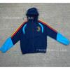 Hooded Retro Waterproof Windbreaker Rose Collaboration Training Jersey Football Shirt Unisex Size L