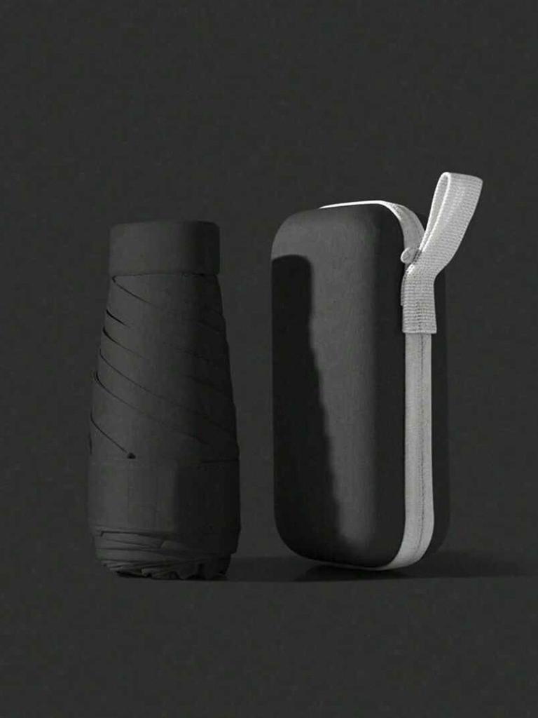 1pc Small Folding Umbrella, Mini Pocket Waterproof Portable Travel Umbrella, Sunshade Umbrella Women Sunscreen UV Sunscreen Umbr