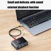 B03C USB Внешняя звуковая карта USB-адаптер для ПК Ноутбуков Настольных компьютеров Стерео звуковая карта с 3,5-мм разъемами USB-регулировка громкости