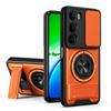 KEYSION Магнитный Чехол для Телефона для VIVO Y21d Y31 5G Y19S Pro Слайдер Защита Камеры Вертикальная Подставка Кольцо Ударопрочная Задняя Крышка