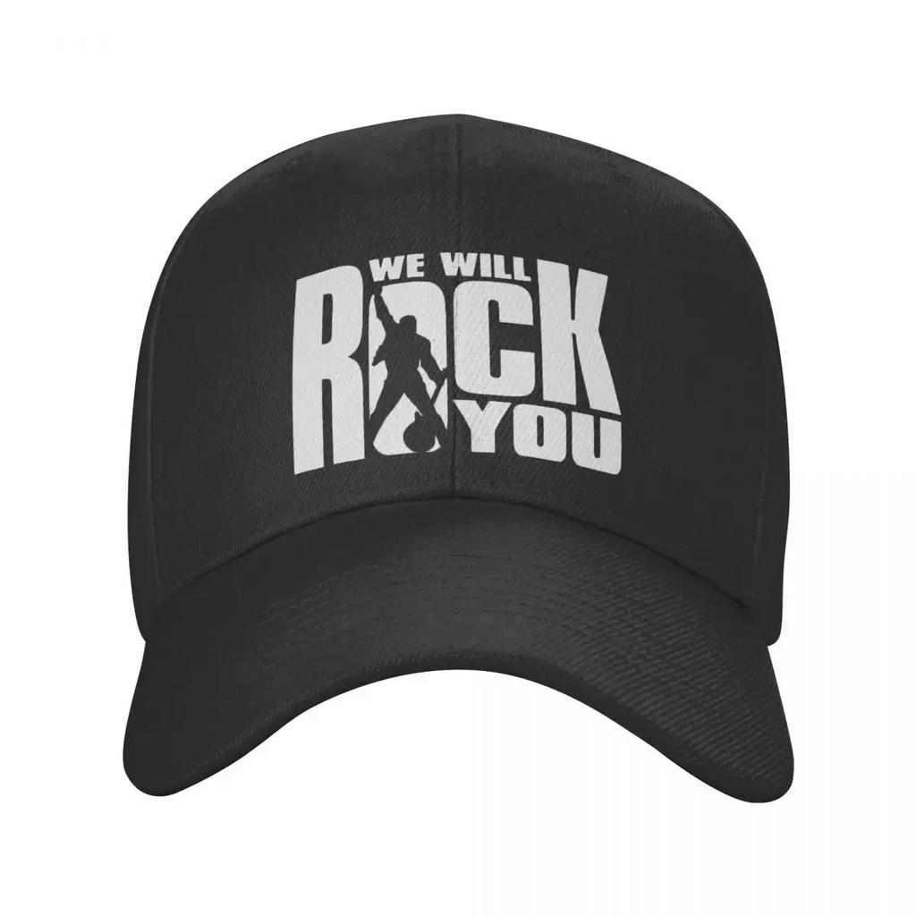 Модная бейсболка We Will Rock You Унисекс Регулируемая Queen Рок-группа Кепка папы Для улицы Кепки-snapback Кепки-тракер