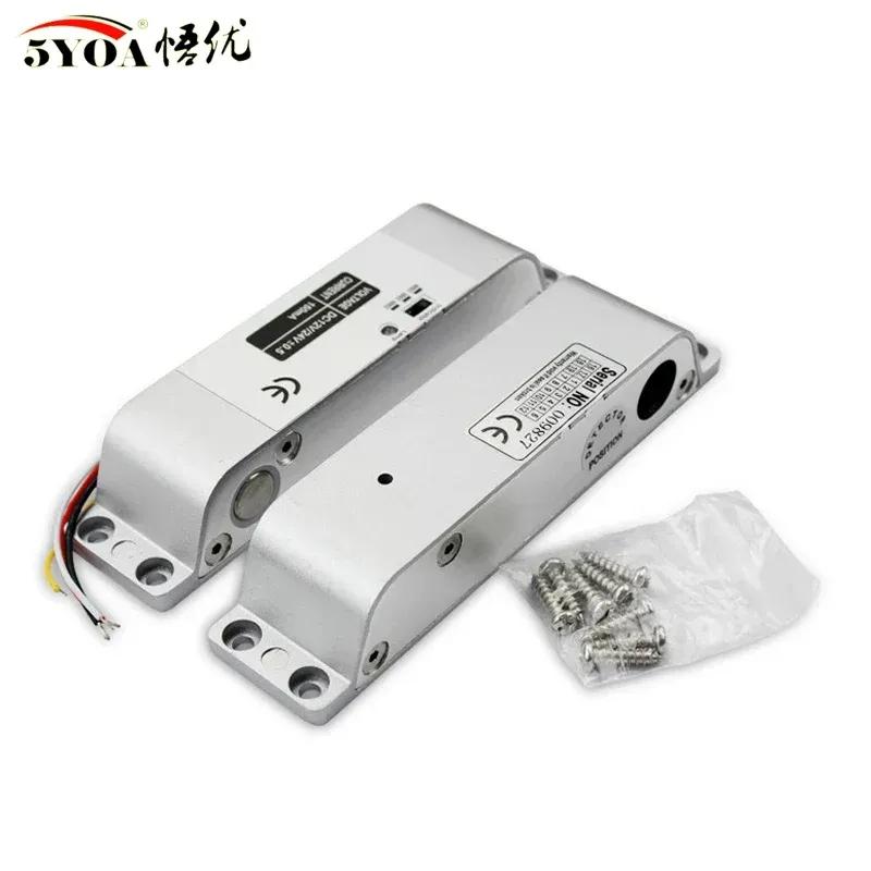 5YOA Drop Bolt Lock DC12V Fail Safe NC Electric Access Control Electronic Door Mortise Locks With Time Delay Gate Entry System
