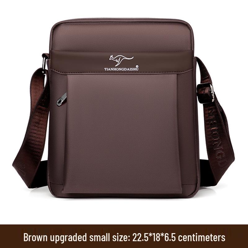 Мужская однолямочная сумка через плечо из холста, Новый 2025 Оксфордский рюкзак для поездок на работу, Компактная персональная портативная сумка