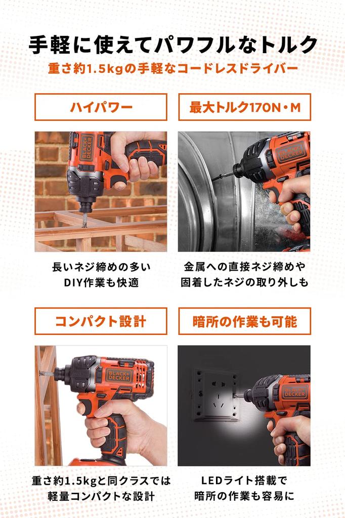 Ударный гайковерт Black and Decker 18 В EXI18 (ЧЕРНЫЙ+ДЕКЕР)