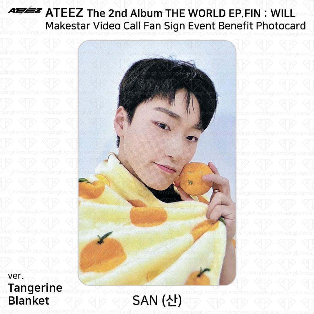 ATEEZ THE WORLD EP.FIN СДЕЛАЕТ видеозвонок Star, подпись фанатов, фотокарточку с выгодой для мероприятия