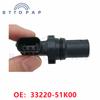 33220-51K00 For Suzuki Grand Vitara Kizashi SX4 Splash 2005-2020 Opel Agila B 3322051K00 J5T33071 Camshaft Position Sensor