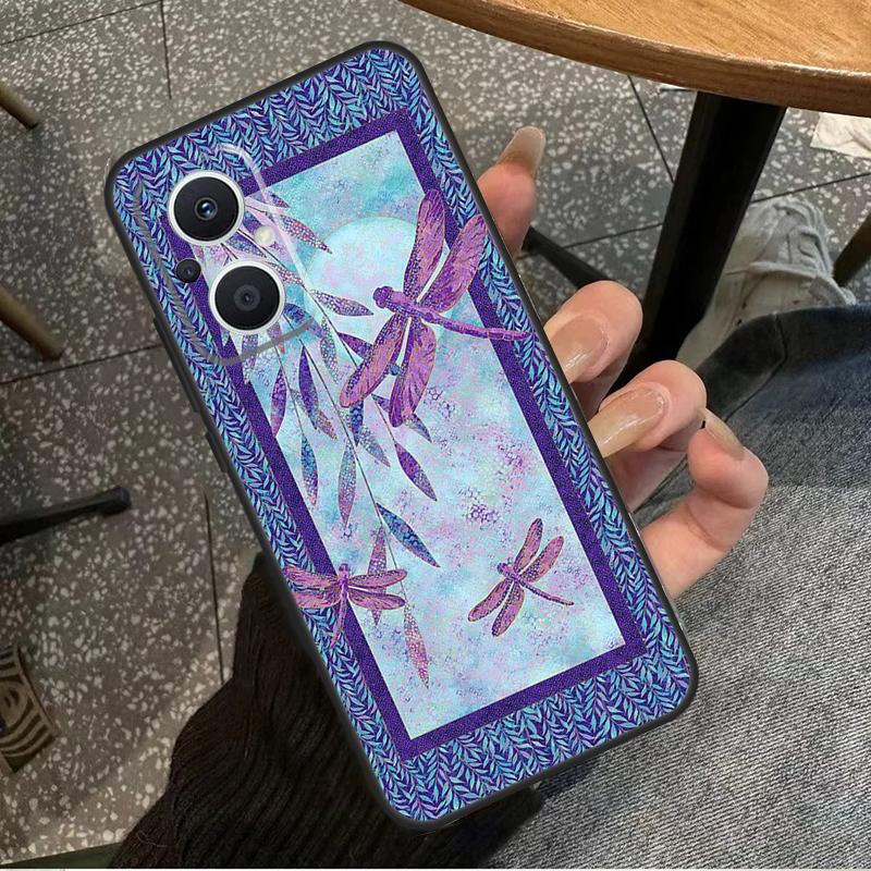 Рисунок 'Стрекоза' Для OPPO Reno 10 11 12 13 14 Pro 7 8 Lite 8T 11F 12F 13F 14F OPPO Find X8 X9 X5 X6 Pro Чехол