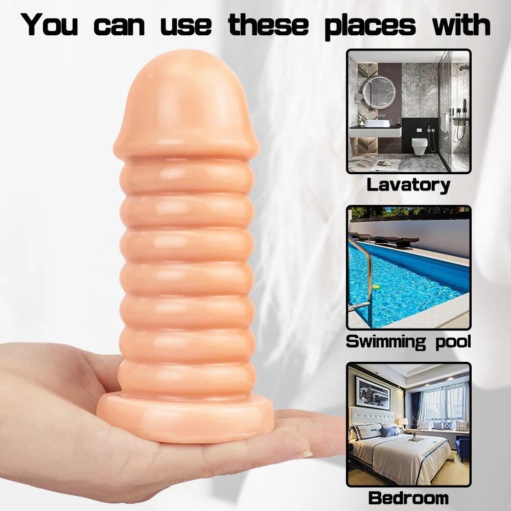 Большая Анальная пробка, огромная анальная игрушка, большое расширение ануса, массажер простаты, мастурбатор, секс-игрушки для взрослых для пар, мужчин, женщин, геев