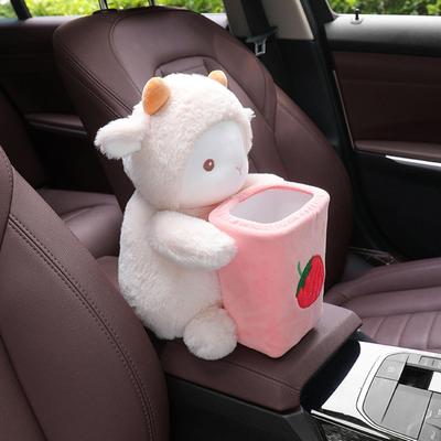 Автомобильная коробка для салфеток 2 в 1 Держатель для хранения Декорация Игрушка Организация интерьера Салфетка
