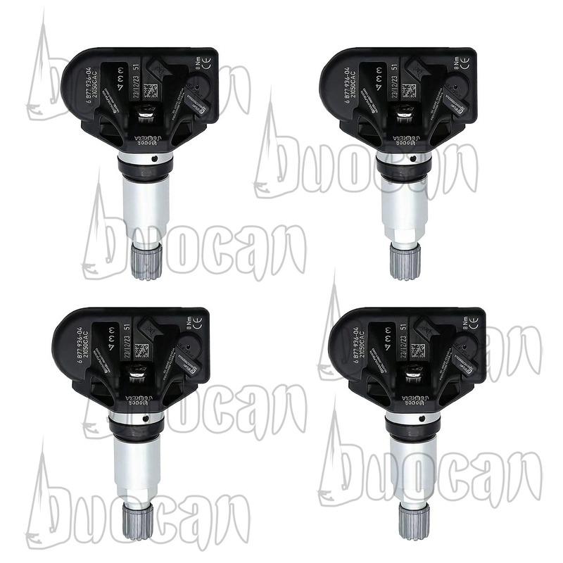 4 PCS Tire Pressure Monitor Sensor 6877937 6877936 433MHz For BMW 3-Series G20 -2025 BMW 5-Series G30 2017-