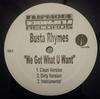 12-дюймовая пластинка BUSTA RHYMES - We Got What U Want VIOBUSTA J Records, Flip US Рэп и Хип-хоп/R&B Б/У