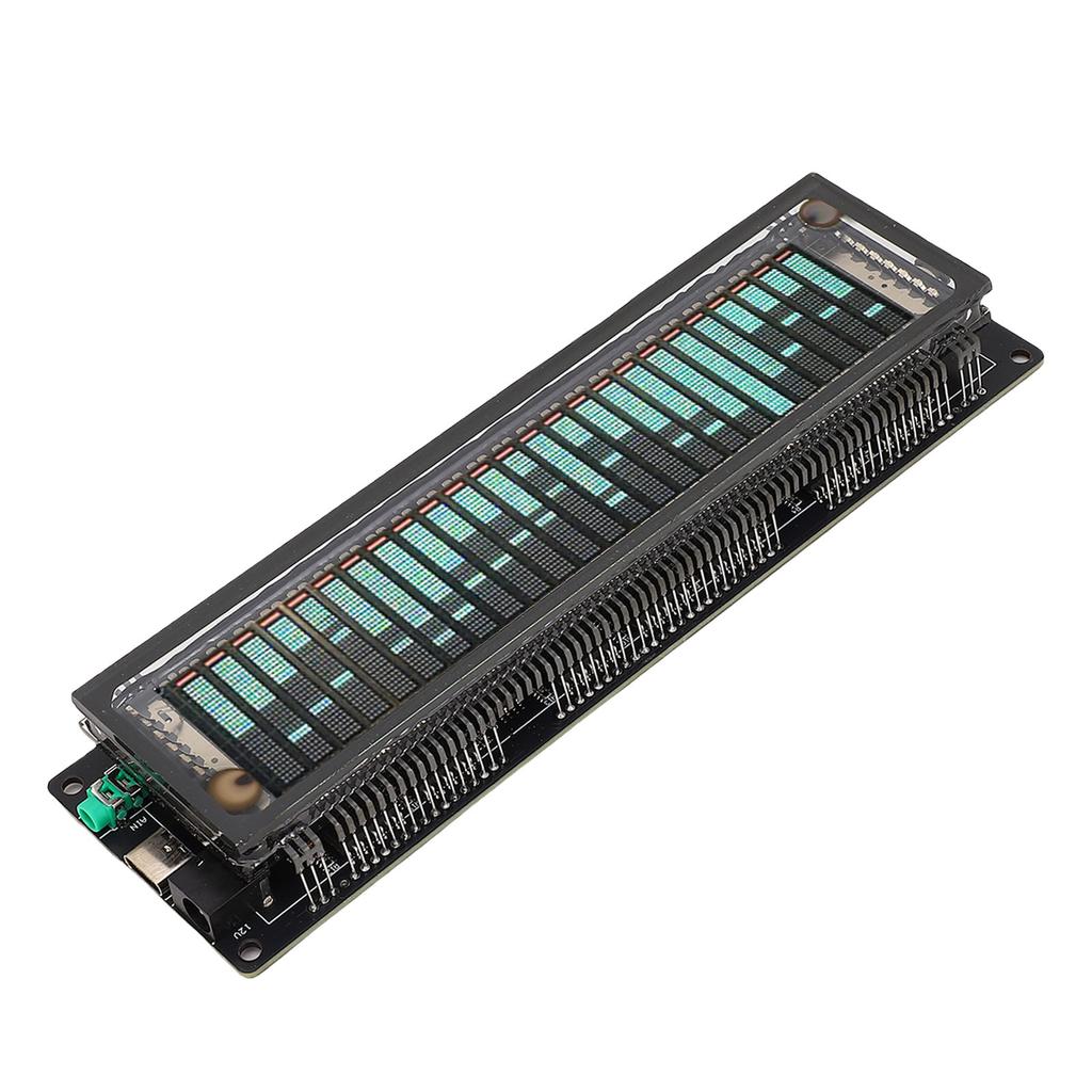 Sound Spectrum Analyzer 32Hz-20KHz High Resolution Adjustable Bringhtness Transparent Shell VFD LED 