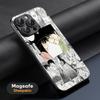 Горячий чехол для телефона с Савако Казехая из аниме для iPhone 17 16 15 14 13 12 11 Plus Pro Max Высококачественная роскошь Magsafe Овечья кожа