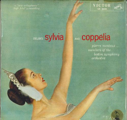 LP Record PIERRE MONTEUX - Delibes: Dance suite "Sylvia", "Cop LS2053 VICTOR Japan Classical Used