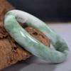 Genuine Natural White Green Jade Bangle Bracelet Chinese Hand-Carved Fashion Charm Jewelry Accessories Amulet Gifts