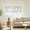 Матовая статическая наклейка на стекло с цветами, декоративная статическая наклейка на окно с цветочными растениями, водостойкая, блокирующая УФ-излучение, покрытие для дома
