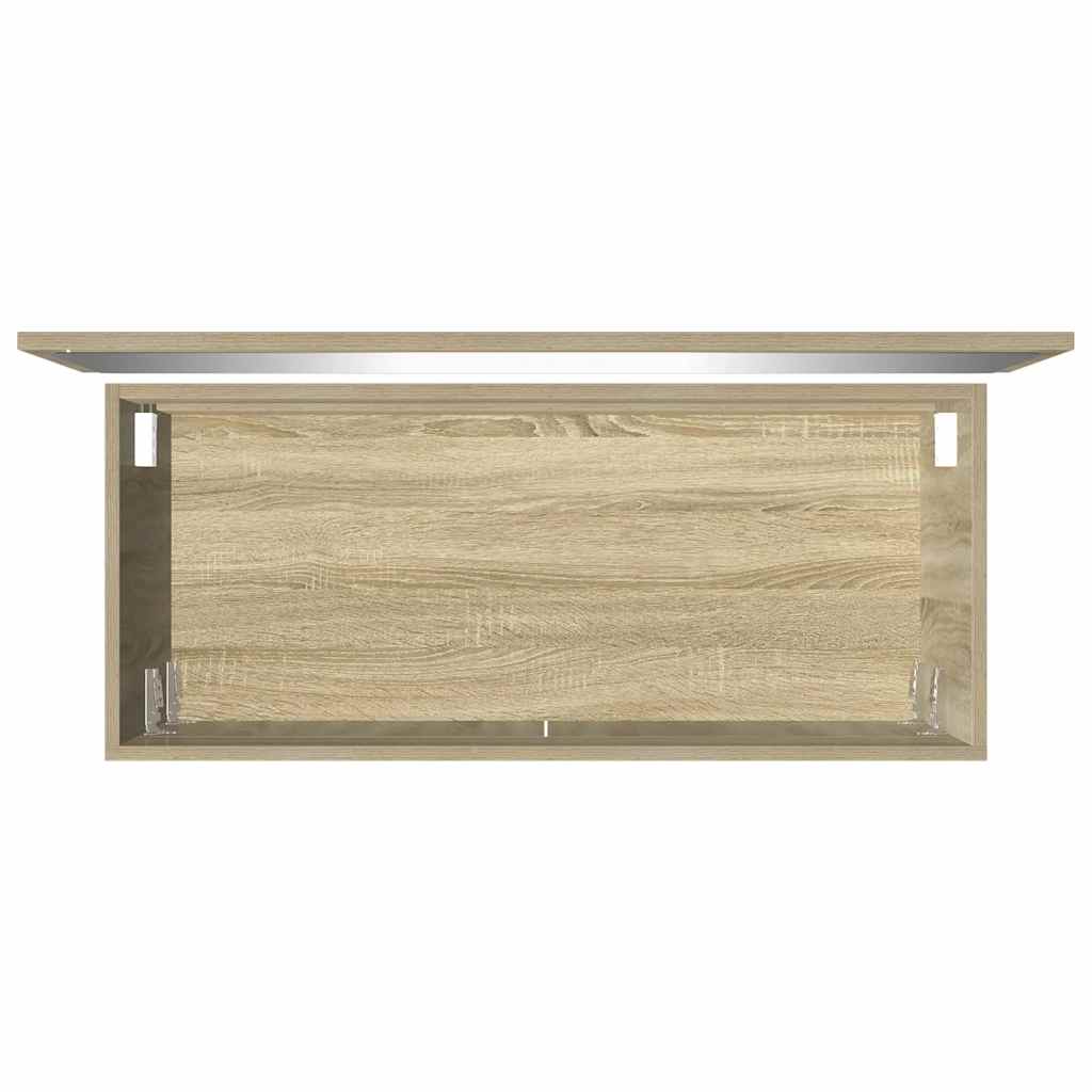 2 piece bathroom furniture set in Sonoma oak particle board