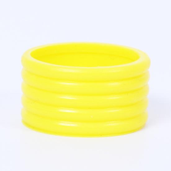Racquet Sealing Rubber Ring Tennis Handle Grip Ring Wear Resistant Soft Elastic Reusable Colorful Racket Band
