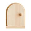 Light Switch Cover Plate Frame with Wooden Door Outlet Dustproof Receptacle Protector