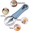 DIY арбузная нарезка для фруктов, резак, совок, инструмент для резьбы по фруктам, нож, тарелка для фруктов, сепаратор мякоти, кухонные инструменты для резьбы по фруктам