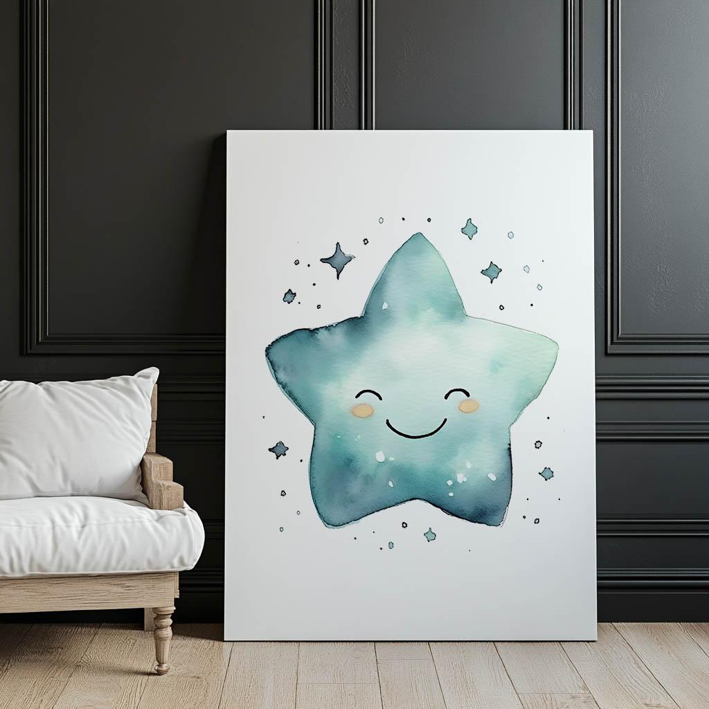 Gwiazdka Marzeń Gwiazdka Marzeń, 30X40 Cm, Bez Ramy, Płótno Premium Na Blejtramie