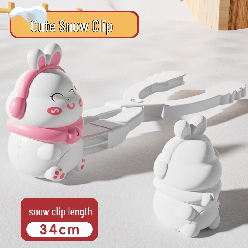 Extra Large Cartoon Snowball Maker for Kids - Winter Toy for Outdoor Fun