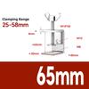 1pcs 304 Stianless Steel Tiger Clamp C-clamp Steel Pipe Square Clamps Adjustable Fixed Holder Clips ID 20~130mm Multiple Shapes