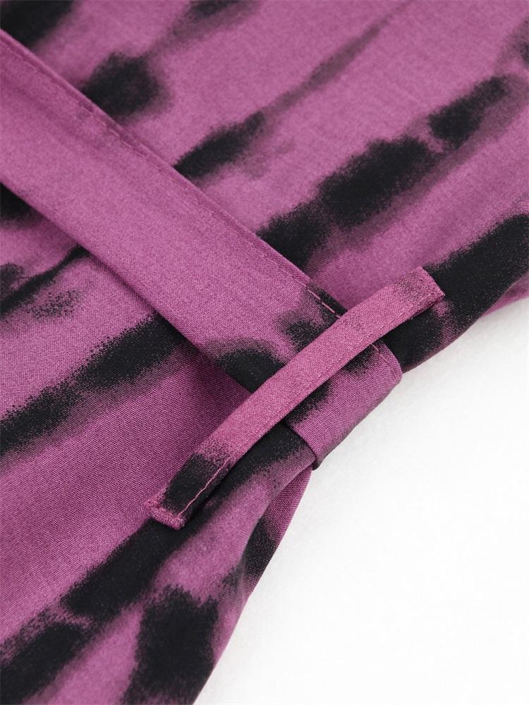 EDOLYNSA Богемный галстук-краситель в полоску, накидки на бикини, длинная туника, сексуальное платье-кимоно, женское платье больших размеров, пляжная одежда, купальный костюм, накидка Q1314