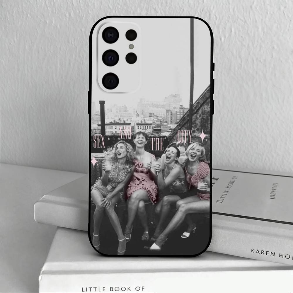 S-Sex and the City  Phone Case For Samsung S25,S24,S21,S22,S23,S30,Ultra,S20,Plus,Others Soft Black Cover