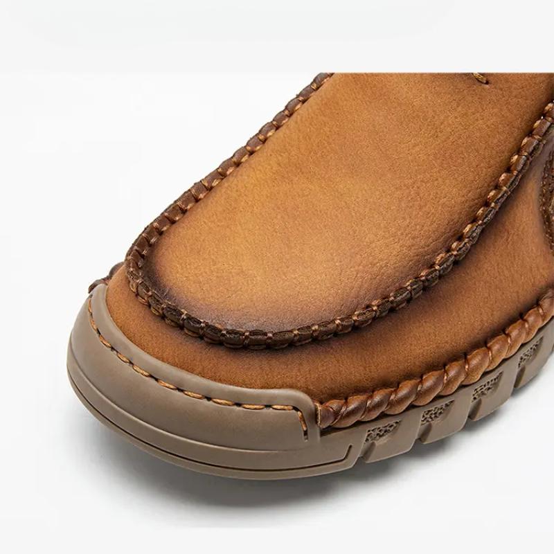 Новые мужские кожаные повседневные туфли, кожаные мокасины ручной работы, удобные мужские туфли, качественные мокасины на плоской подошве, мужские кроссовки