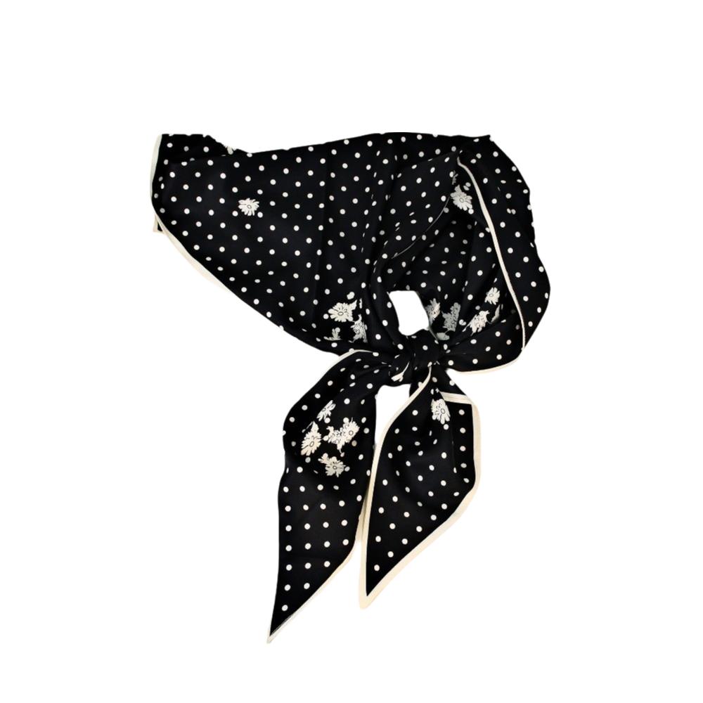 Polka Dot Daisies Scarf Advanced Shawl Trendy Hip Curtain for Women