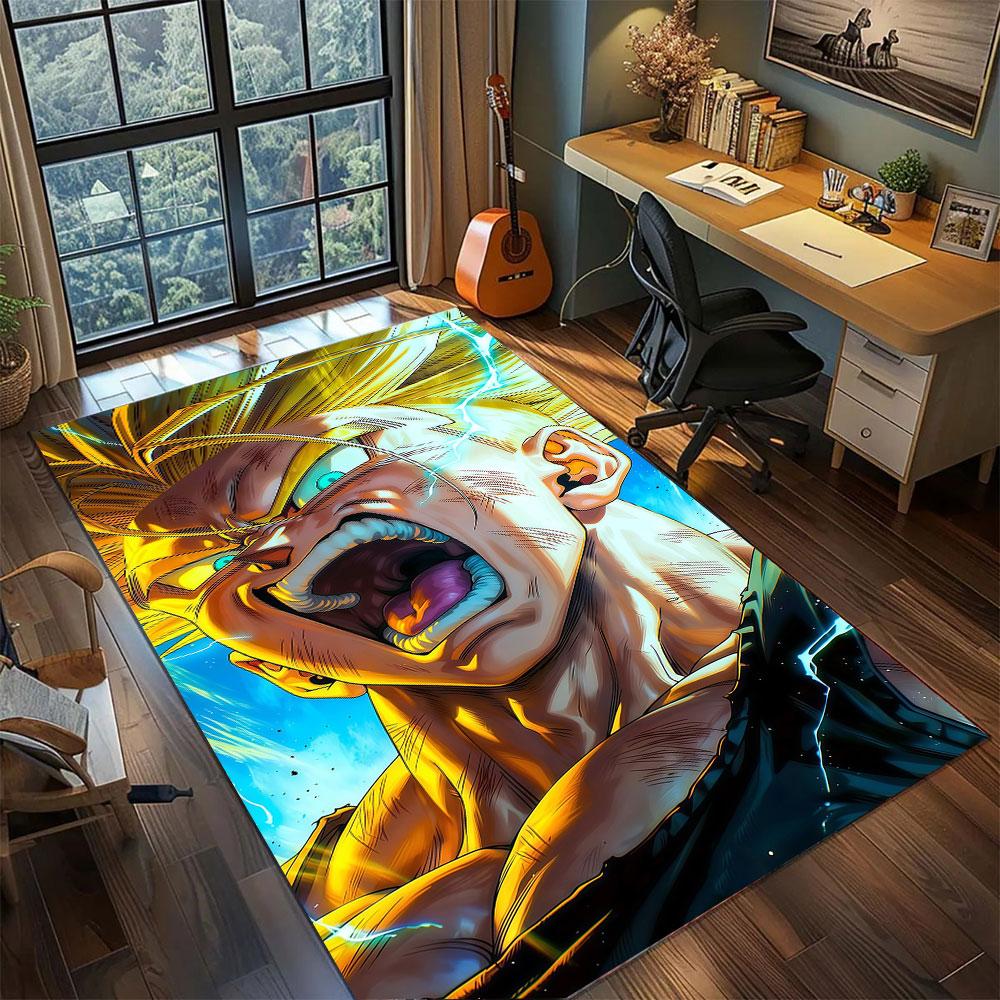 DragonBall Home Decor Carpet Living Room Bedroom Cool Movie Play Floor Mat Cartoon Print Mat for Children