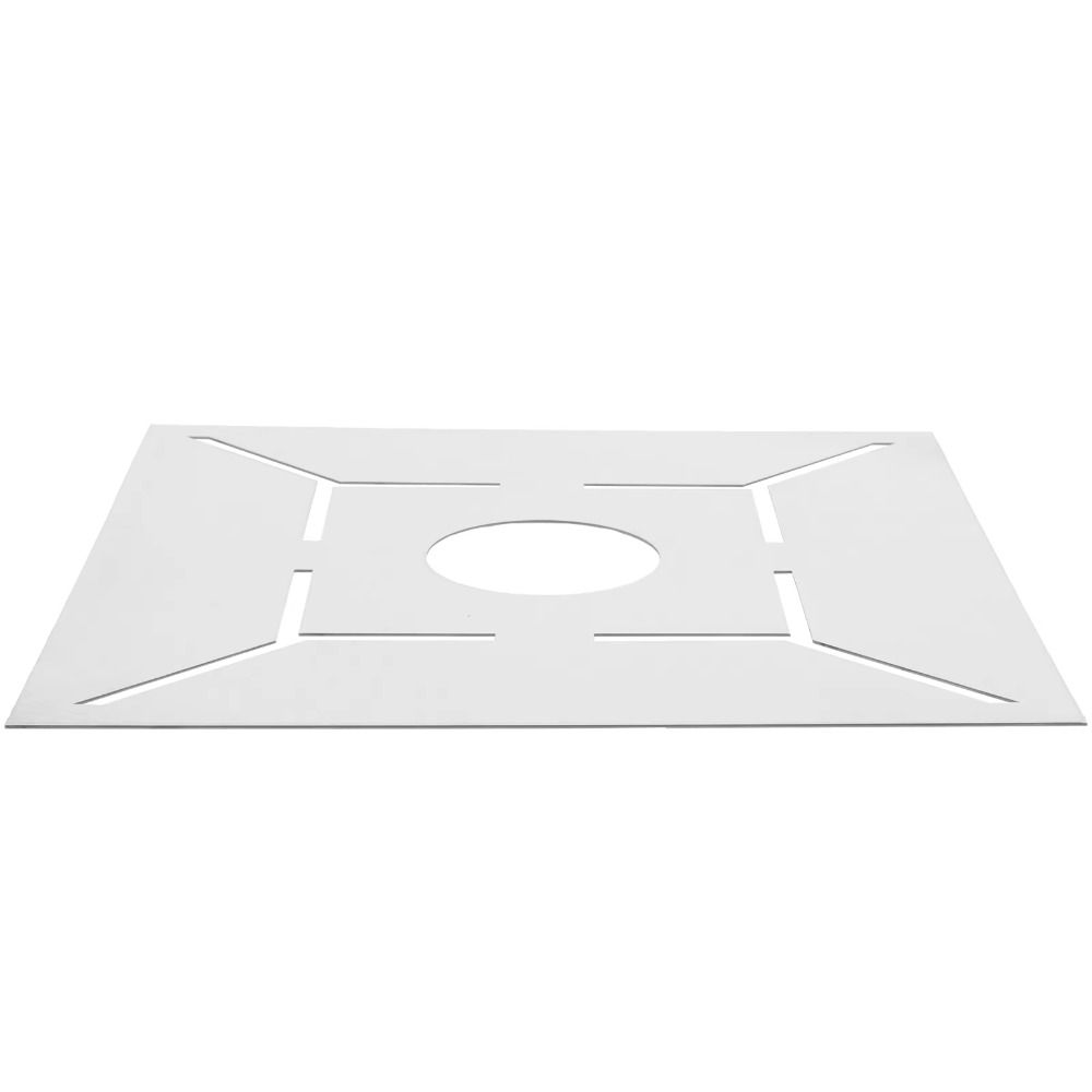 Треугольная линейка из нержавеющей стали для плитки, шаблоны для слива пола, линейка для позиционирования и измерения